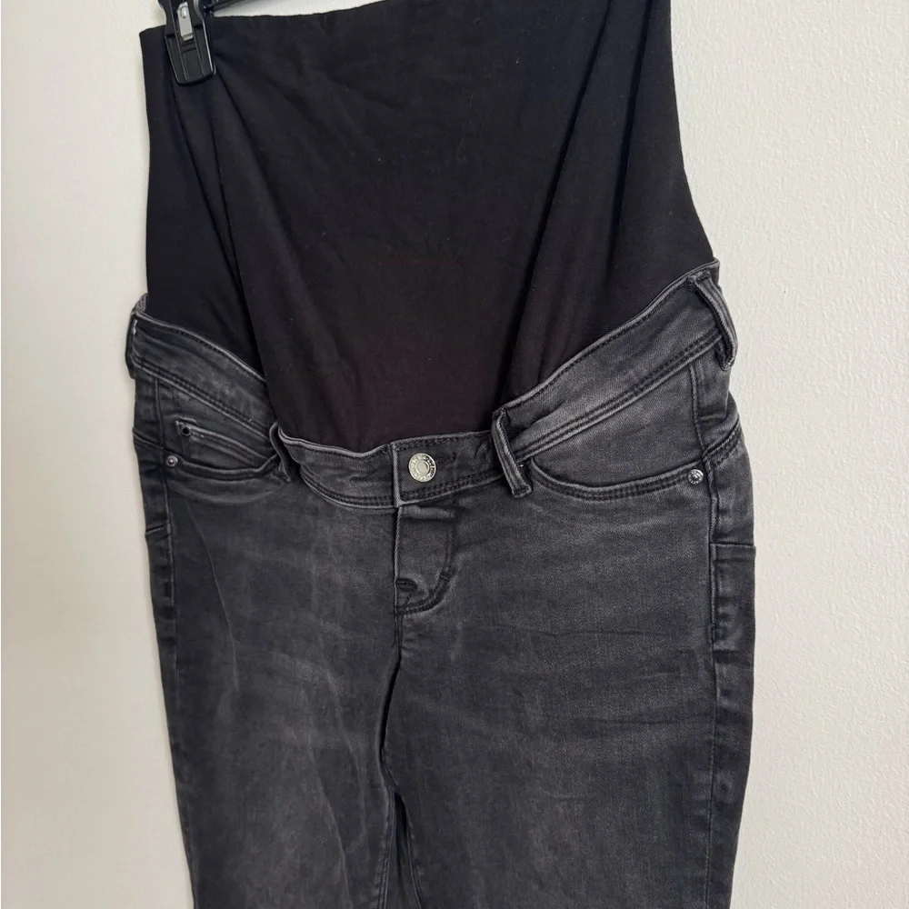 H&M maternity black skinny jeans size small - Picture 2 of 4